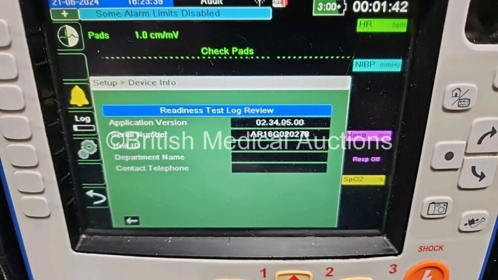 Ref 0804 Zoll X Series Monitor/Defibrillator Application Version 02.34.05.00 ...