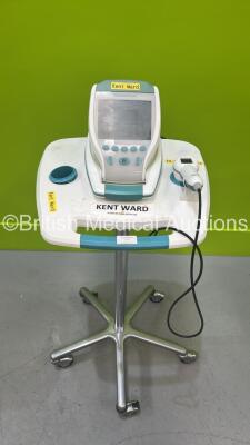 Verathon BVI 9400 Bladder Scanner Part No 0570-0910 with Transducer on Stand (Powers Up with Stock Battery - Display Fault) *S/N B4300174*