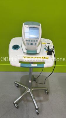 Verathon BVI 9400 Bladder Scanner Part No 0570-0910 with Transducer and Battery on Stand (All Power Up) *S/N B4006306*