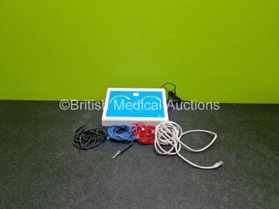 Idrostar Pro Pulse i2M Iontophoresis Machine with Connection Leads, AC Power Supply and User Manual (Charger Light Comes On But Does Not Power Up)