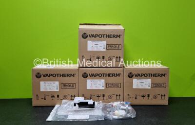 25 x Vapotherm Precision Flow Ref PF-DPC-LOW *4 x Boxes in Photo - 5 x Boxes in Total* (Like New in Box) *20 x Expired - 5 x Expiry Date 08-2024*