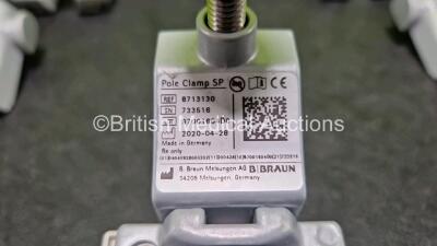 16 x B.Braun Pole Clamp SP Ref 8713130 Units - 7