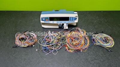 Mixed Lot Including 1 x CardinalHealth Alaris GH Syringe Pump (No Power) and Large Quantity of Multi-Coloured EEG Electrodes - 2