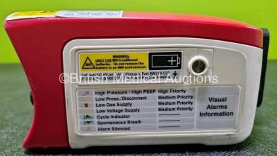 Smiths Medical ParaPAC Plus 310 Transport Ventilator MR Conditional (Cracked Case - See Photos) with 1 x Hose and 1 x Lithium Battery *SN 1506179* - 4