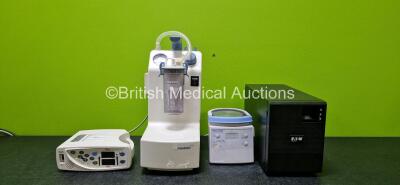 Mixed Lot Including 1 x MasimoSET Rad-8 Signal Extraction Pulse Oximeter (Powers Up), 1 x Medela Vario Suction Unit with 1 x Medela Fluid Management System (Powers Up), 1 x Fisher & Paykel MR850AEK Respiratory Humidifier Unit (Powers Up) *SN 080815026435*