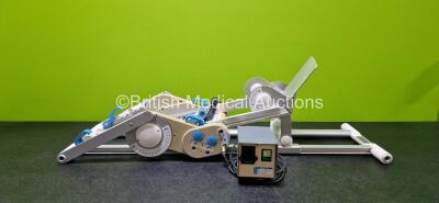 Toronto Medical Mobililimb Model L4 Motion Device with 1 x L4/L4K CPM Patient Controller and 1 x Power Supply (Untested Due to Damaged Connector - See Photo) *SN 4173*