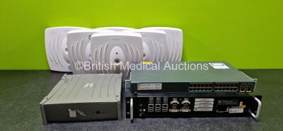 Mixed Lot Including 6 x GE ApexPro Telemetry Unit, 1 x Eaton Ellipse 600, 1 x Cisco Catalyst 2960 Series and 1 x GE Carescape Telemetry Server *SN SEE12092066GA , 0910-08-1086*