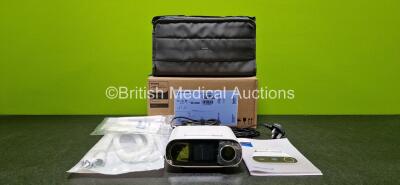 Philips Respironics Dreamstation BiPAP ST30 GB Auto CPAP *Mfd 2022* with 1 x Philips Respironics Ref PR15 Tubing, 1 x Power Supply and 1 x Carry Bag in Box (Like New in Box)