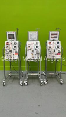 2 x Edwards Science Aquaris Dialysis Machines Software Version 4 and 1 x Nikkiso Aquarius Dialysis Machine Software Version 6 (All Power Up) *C*