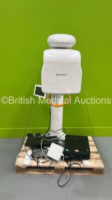 Ray Co RayScan Dental X-Ray System with Accessories (Unable to Power Test Due to Cut Power Supply) ***HDD REMOVED FROM PC UNIT*** *TAU*