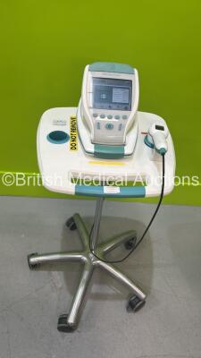 Verathon BVI 9400 Bladder Scanner Part No 0570-0910 with Transducer and Battery on Stand (Powers Up) *S/N B4007071*