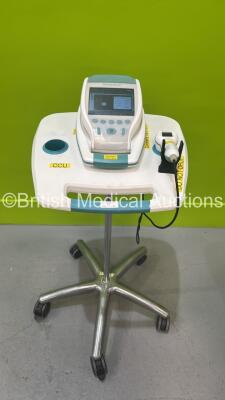 Verathon BVI 9400 Bladder Scanner Part No 0570-0910 with Transducer and Battery on Stand (Powers Up) *S/N B4007081*