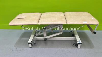 3-Way Hydraulic Patient Couch - Unknown Manufacturer (Tested Working) *SN na*