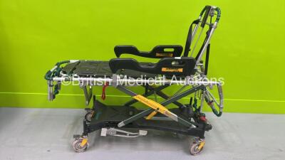 Ferno Pegasus Ambulance Stretcher (Hydraulics Tested Working - Headrest Will Not Stay in Down Position)