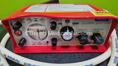 Smiths Medical ParaPAC Plus 310 Transport Ventilator MR Conditional *Mfd - 2017* with 1 x Hose 1 x Li-Ion Battery *SN 1701164 - 2