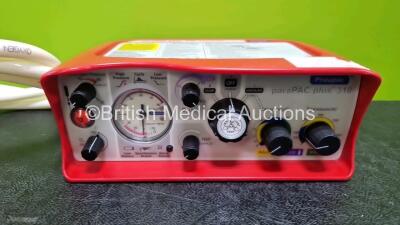 Smiths Medical ParaPAC Plus 310 Transport Ventilator MR Conditional *Mfd - 2021* with 1 x Hose 1 x Li-Ion Battery *SN 2109210* - 2