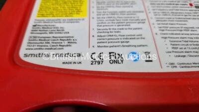 Smiths Medical ParaPAC Plus 310 Transport Ventilator MR Conditional *Mfd - 2021* with 1 x Hose 1 x Li-Ion Battery *SN 2109210* - 5