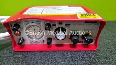 Smiths Medical ParaPAC Plus 310 Transport Ventilator MR Conditional with 1 x Hose 1 x Li-Ion Battery *SN 1507140* - 2