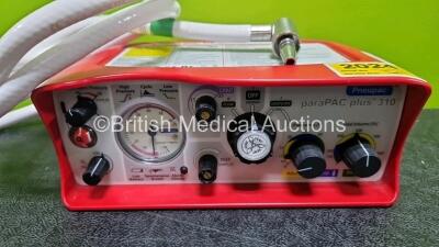 Smiths Medical ParaPAC Plus 310 Transport Ventilator MR Conditional *Mfd - 2018* with 1 x Hose 1 x Li-Ion Battery *SN 1910101* - 2