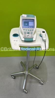 Verathon BVI 9400 Bladder Scanner Part No 0570-0190 with Transducer on Table (Powers Up) *S/N B4300161*