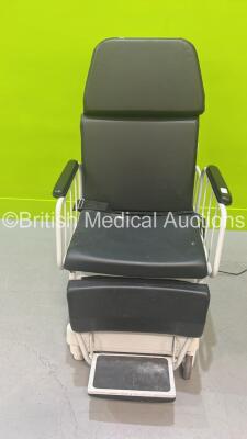 Steris Hausted All Purpose Chair with Controller and Cushions - Some Damage - See Photo (Powers Up - Tested Working) *0416406067*