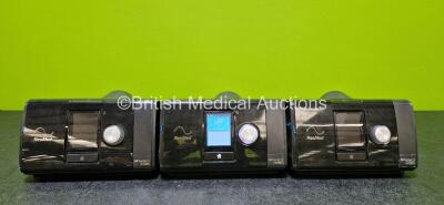 3 x ResMed Airsense 10 Autoset CPAP Units *Mfd 2 x 2022* with 1 x Power Supply (All Power Up and 1 x Faulty Screen - See Photos)