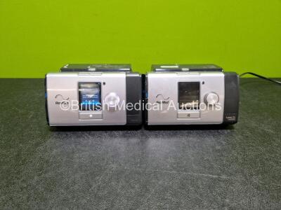 2 x ResMed Lumis 150 VPAP ST-A Units (Both Power Up) with 1 x Power Supply *SN 22201147307 / 22201183781*