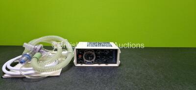 Pneupac ventiPAC 200D Ventilator *MR Compatible* with Hose and User's Manual (Lithium Battery Included) *SN 0111349*