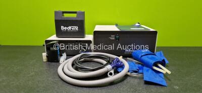 Mixed Lot Including 1 x Bedfont Micro Smokerlyzer in Case, 2 x Hokanson AG101 Cuff Inflator Air Sources, 2 x Hoses, 1 x DE Hokanson E20 Rapid Cuff Inflator (Powers Up) and 1 x DE Hokanson AG 101 Inflator Air Source (Powers Up)