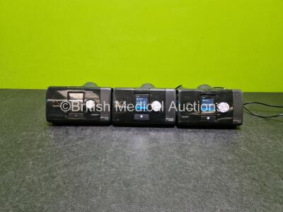 3 x ResMed Airsense 10 Autoset CPAPS (All Power Up) with 1 x Power Supply *SN 23202796530 / 23202693386 / 23212683123*