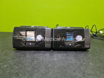 2 x ResMed Lumis 150 VPAP ST-A Units (Both Power Up with Stock Power Supply Stock Power Not Included) *SN 22201205031 / 22201204903*