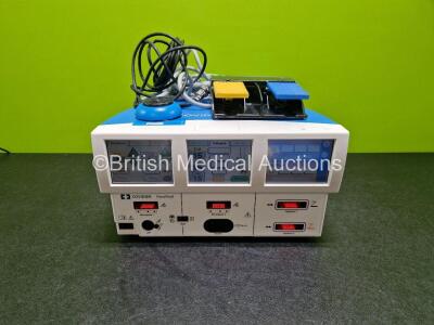 Covidien Valleylab ForceTriad Electrosurgical / Diathermy Unit Software Version 4.00 (Powers Up) with 2 x Footswitches *SN TJ25701EX*