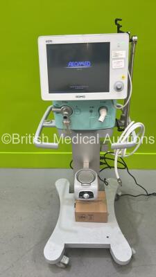 Aeonmed VG70 Ventilator Software Version 2.00, Running Hours 0 h 25 m with Hose on Stand *Mfd 2020* with Inspired VHB10A Humidifier (Both Power Up)