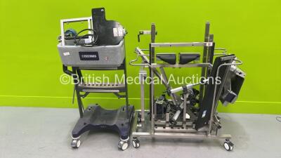 2 x Eschmann Operating Table Attachment Trolleys with Selection of Attachments *S/N NA* ***BRIS***