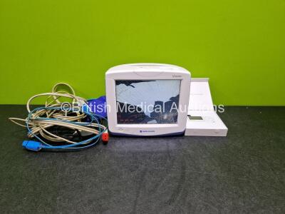 Job Lot Including 1 x Nihon Kohden Vismo Patient Monitor (Powers Up Damaged Screen - See Photo) with Monitoring Cables and 1 x Raysafe Dose Calibration Monitor