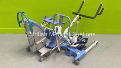 1 x Oxford Arise with Controller and 1 x Arjo Sara Plus Electric Patient Hoist with Controller