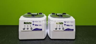 2 x Drucker Diagnostics Lavender Medical Horizon 6 Flex FA Centrifuges (Both Power Up) *SN 201204AB050 / 20124AB042*