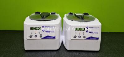 2 x Drucker Diagnostics Lavender Medical Horizon 6 Flex FA Centrifuges (Both Power Up) *SN 201204AB039 / 201204AB033*