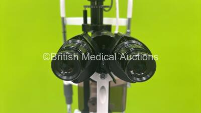 BiB YZ5XI Slit Lamp on BiB Motorised Table (Powers Up with Good Bulb) - 4