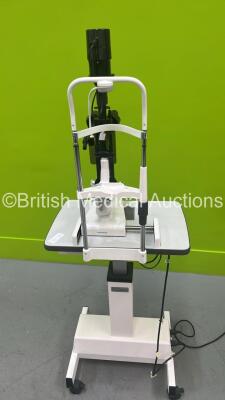 BiB YZ5XI Slit Lamp on BiB Motorised Table (Powers Up with Good Bulb) - 6