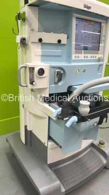 Drager Primus Anaesthesia Machine Software Version 4.53.00 - Total Operating Hours Mixer 35813 - Ventilator 14479 with Bellows and Hoses (Powers Up) *S/N ASEK-0115* - 3