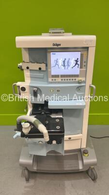 Drager Primus Anaesthesia Machine Software Version 4.53.00 - Total Operating Hours Mixer 32143 - Ventilator 11444 with Bellows and Hoses (Powers Up) *S/N ASEH-0226*