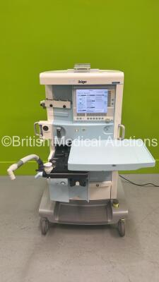 Drager Primus Anaesthesia Machine Software Version 4.53.00 - Total Operating Hours Mixer 57072 - Ventilator 18868 with Bellows and Hoses (Powers Up) *S/N ASHB-0172*