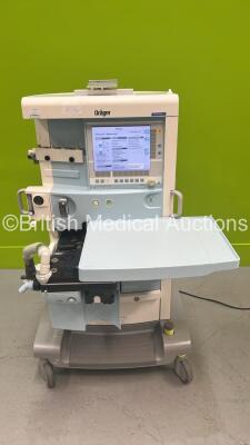 Drager Primus Anaesthesia Machine Software Version 4.53.00 - Total Operating Hours Mixer 19195 - Ventilator 8877 with Bellows and Hoses (Powers Up) *S/N ASHB-0171*