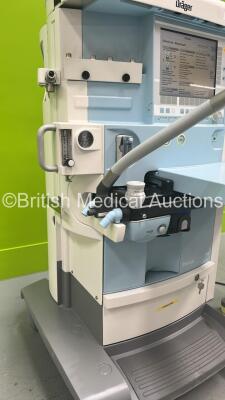 Drager Primus Anaesthesia Machine Software Version 4.53.00 - Total Operating Hours Mixer 64566 - Ventilator 9041 with Bellows and Hoses (Powers Up) *S/N ASHB-0173* - 2