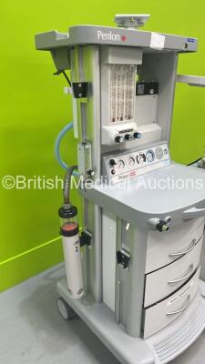 Penlon Prima 450 Induction Anaesthesia Machine *Mfd 2019* with Hoses, Penlon AV-S Ventilator - CPU Software v2.01.05 and Penlon A200SP Absorber (Powers Up) *4500119-0002* - 4