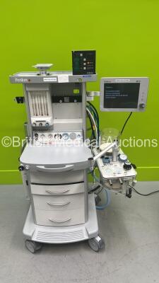 Penlon Prima 450 Induction Anaesthesia Machine *Mfd 2019* with Hoses, Penlon AV-S Ventilator - CPU Software v2.01.05, Penlon 02 Monitor and Penlon A200SP Absorber (Powers Up) *4500119-0003*