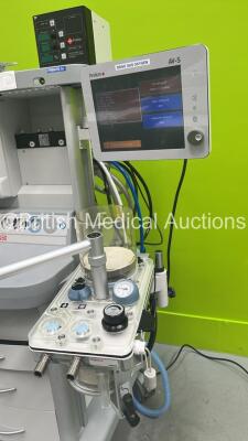 Penlon Prima 450 Induction Anaesthesia Machine *Mfd 2019* with Hoses, Penlon AV-S Ventilator - CPU Software v2.01.05, Penlon 02 Monitor and Penlon A200SP Absorber (Powers Up) *4500119-0003* - 4