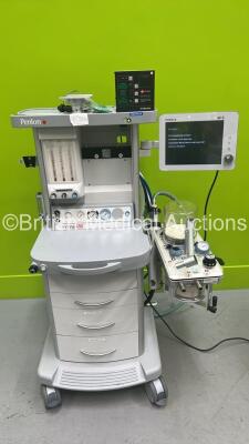 Penlon Prima 450 Induction Anaesthesia Machine *Mfd 2019* with Hoses, Penlon AV-S Ventilator - CPU Software v2.01.06, Penlon 02 Monitor and Penlon A200SP Absorber (Powers Up) *4500119-0010*