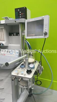 Penlon Prima 450 Induction Anaesthesia Machine *Mfd 2019* with Hoses, Penlon AV-S Ventilator - CPU Software v2.01.06, Penlon 02 Monitor and Penlon A200SP Absorber (Powers Up) *4500119-0010* - 4